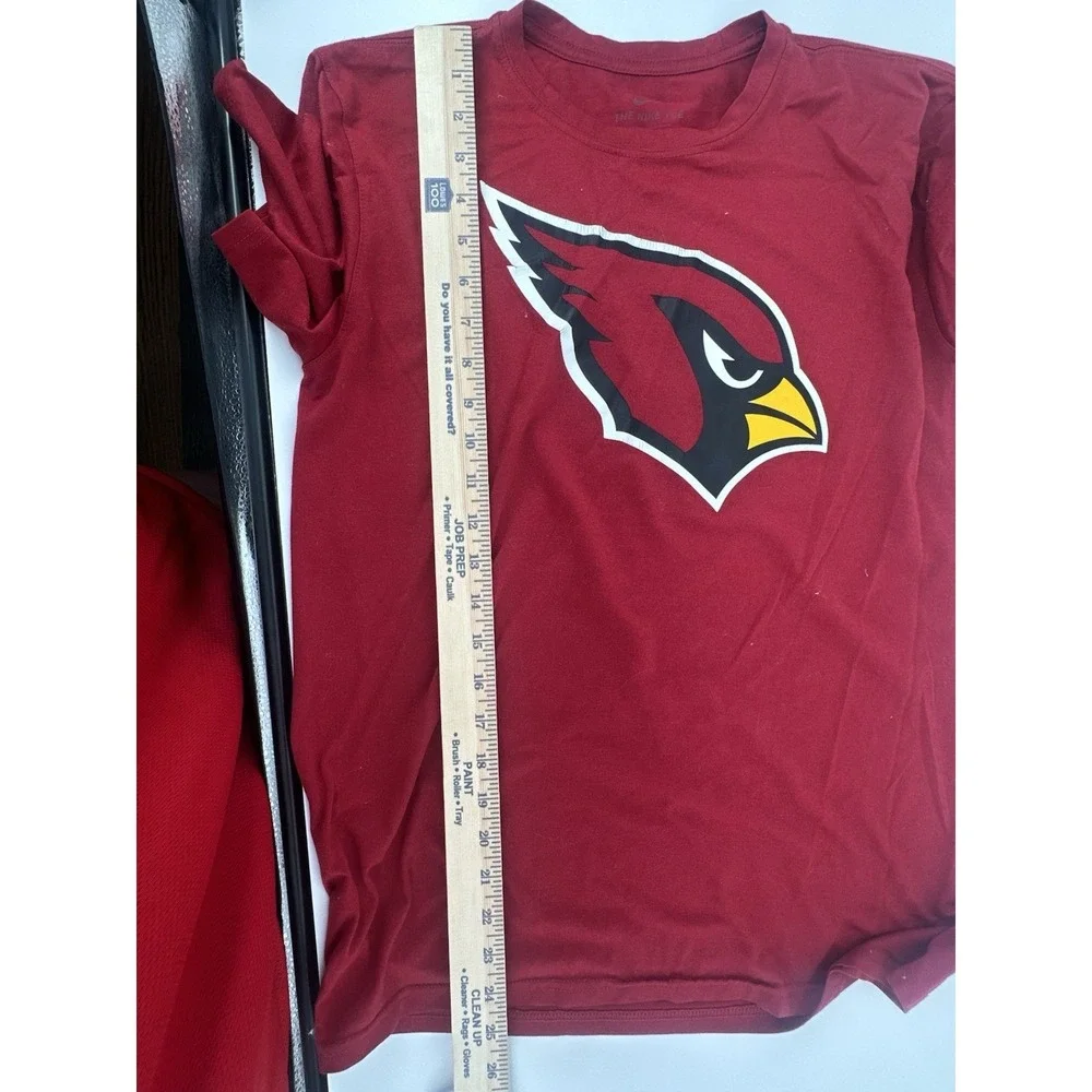 Nike NFL Arizona Cardinals T-Shirt Mens M Red Dri Fit Short Sleeve Top